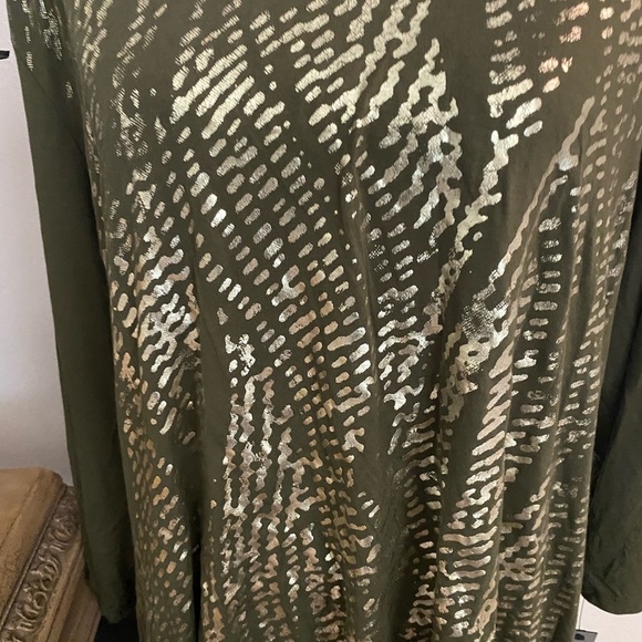 𝅺APT 9 Olive Green New With Tags Tunic 2xl - Picture 2 of 4